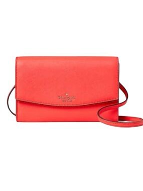 Kate Spade Laurel Saffiano Leather Way Winni Crossbody Wallet